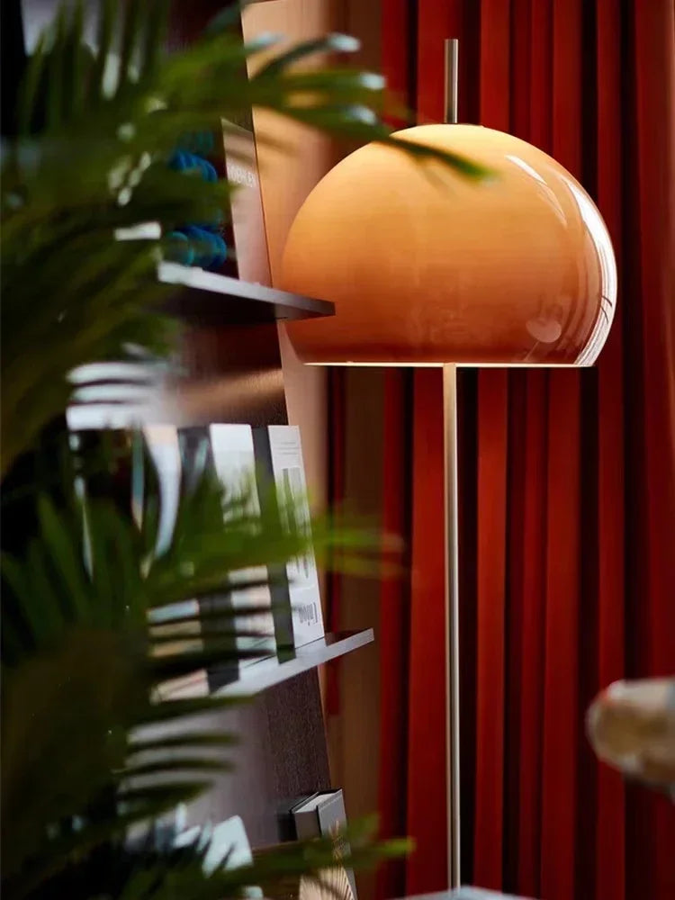 Living Room Glass LED Floor Lamp For A Living Room And Bedroom Atmosphere