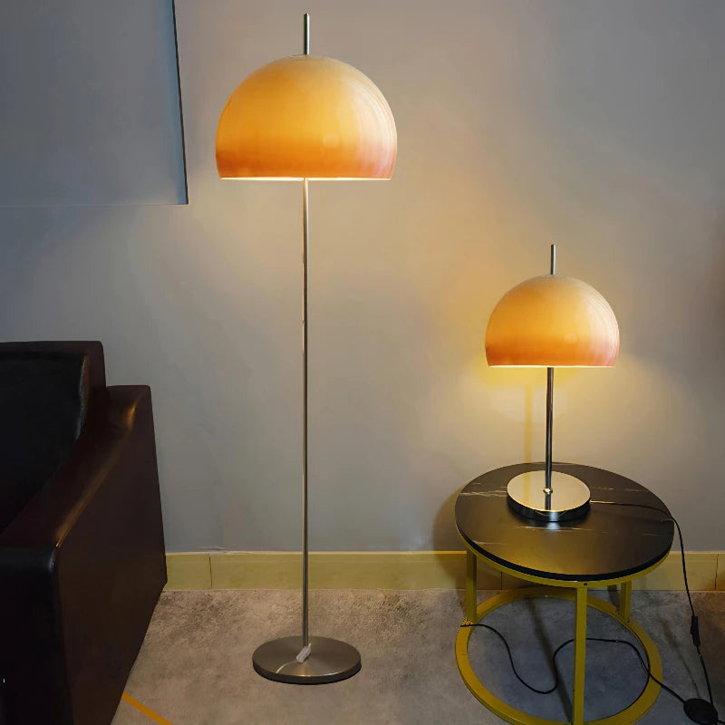 Living Room Glass LED Floor Lamp For A Living Room And Bedroom Atmosphere
