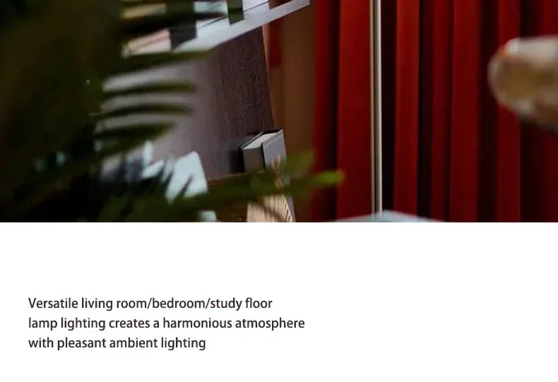 Living Room Glass LED Floor Lamp For A Living Room And Bedroom Atmosphere