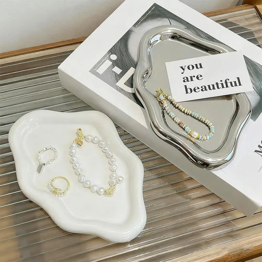 Cloud Ceramic Jewelry Storage Tray