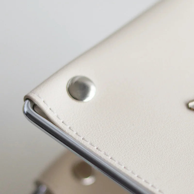 Multifunctional Leather Tray Sundries Cosmetics Jewelry Storage Iron Desktop Storage Box Finishing Living Room Home Decoration