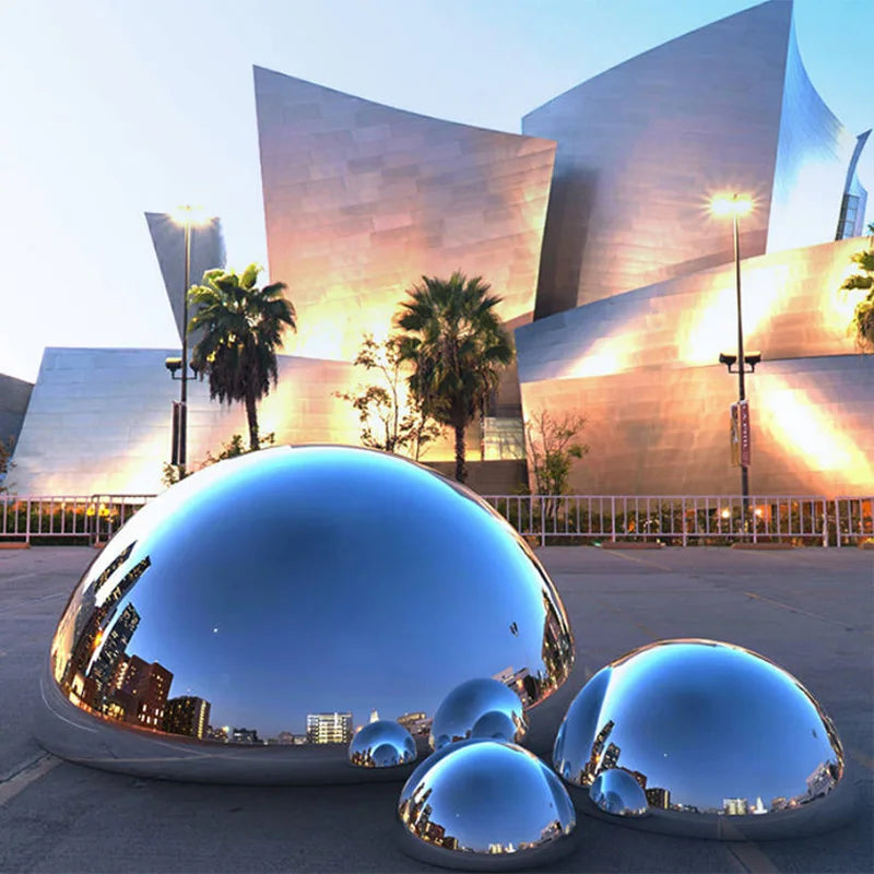 Stainless Steel Hollow Hemispherical Polished Mirror Ball