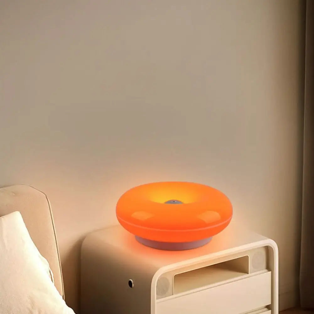 Tricolor Lighting Plastic Donut Wall Lamp