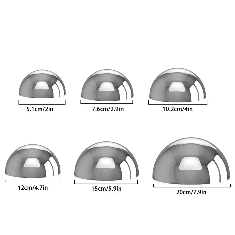Stainless Steel Hollow Hemispherical Polished Mirror Ball