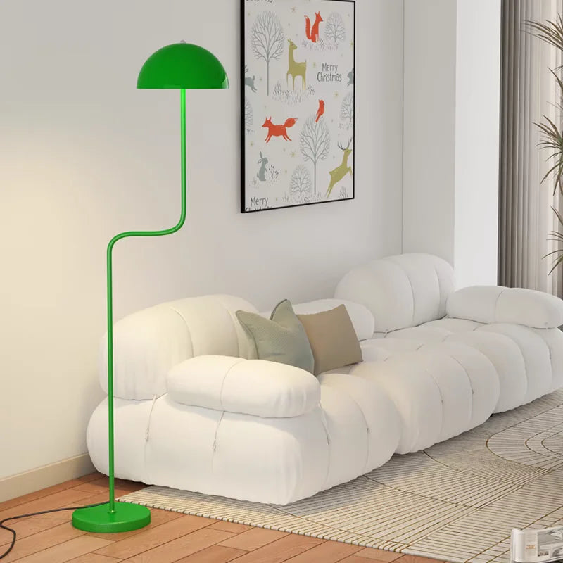 Switzerland Jade Green Mushroom Floor-standing Lamp Living Room Bedroom Sofa Creative Standing Lighting