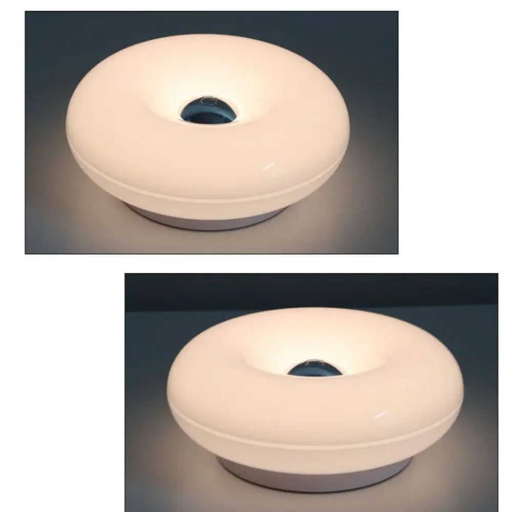 Tricolor Lighting Plastic Donut Wall Lamp