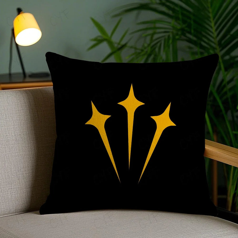 Nocta Fashion Luxury N-NoctaS-S Pillow Case Anti-dustmite Pillowcase Invisible zipper silky short plush Sofa cushion cover