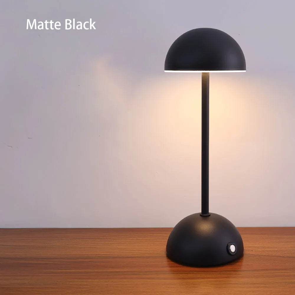 LED Charging Table Lamp Touch 3 Color Lighting Atmosphere Lamp USB Night Light Desk lamp for ReStaurant Bar Room Decoration