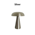 Retro Bar Table Lamp Mushroom Table Lamp LED Touch Sensor Three Color Dimming Desktop Night Light Rechargeable Reading Lamp