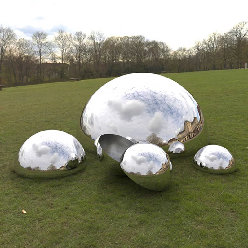 Stainless Steel Hollow Hemispherical Polished Mirror Ball
