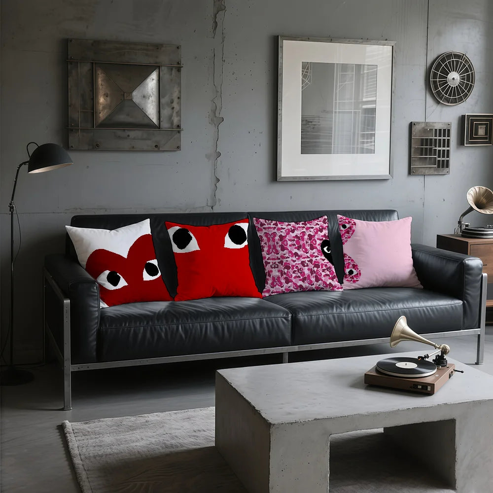 cushion cover Fashionable C-comme Style Comfortable sofa A-Artist Bedroom Personalized D-des G-garcons Decoration