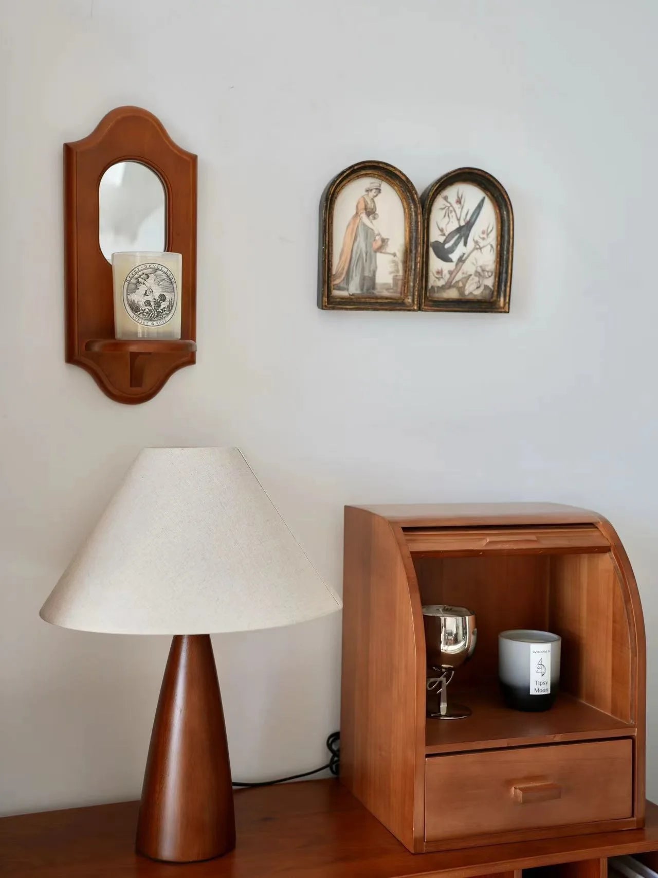 Solid Wood desk lamp
