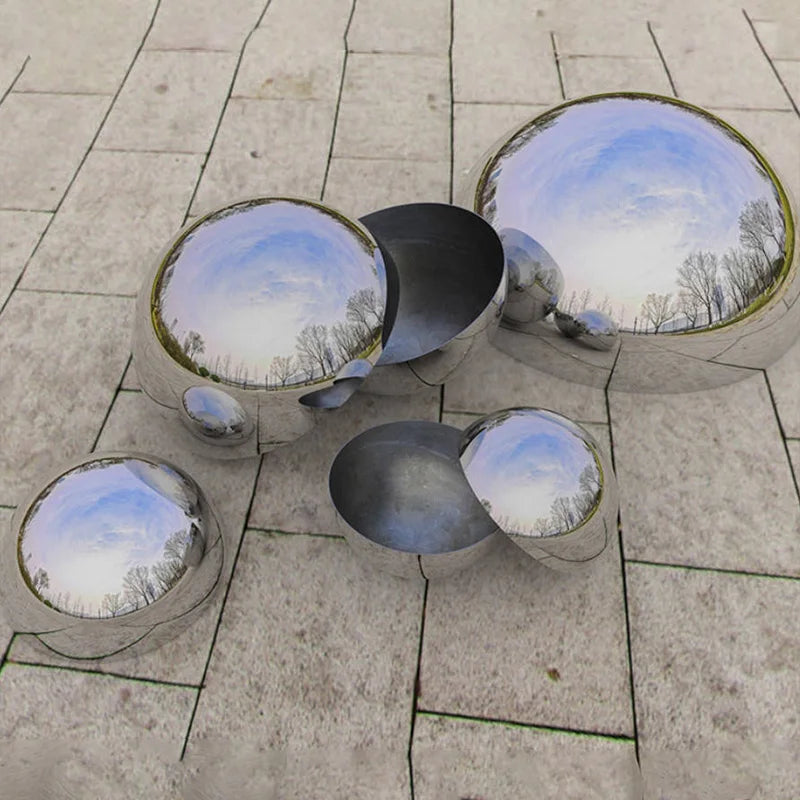 Stainless Steel Hollow Hemispherical Polished Mirror Ball
