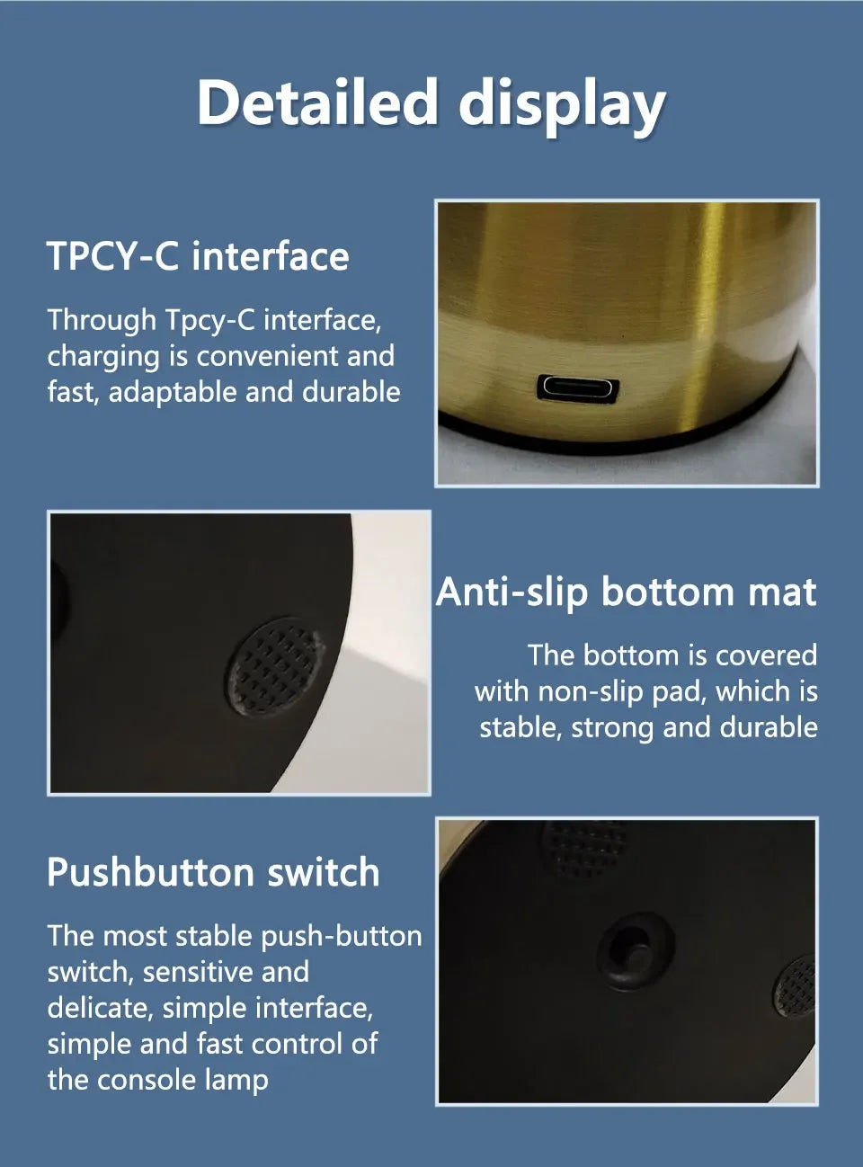 Retro Rechargable Table Lamp