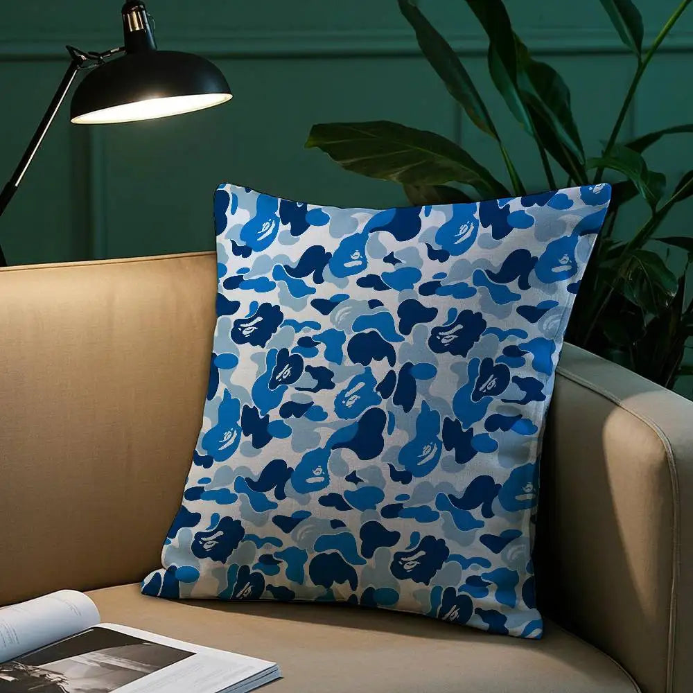Unique Camo Pillow Case Short Plush Print Cushion Cover Square Throw Pillow Covers Sofa Home Decor