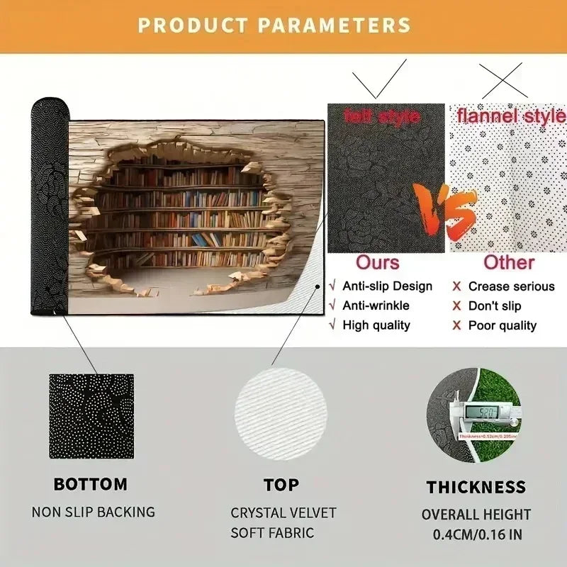 Black Stripe Area Rug for Living Room