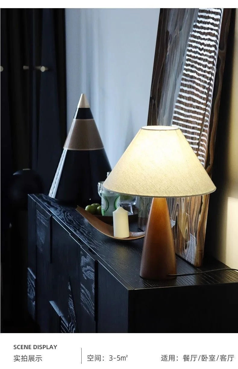 Solid Wood desk lamp