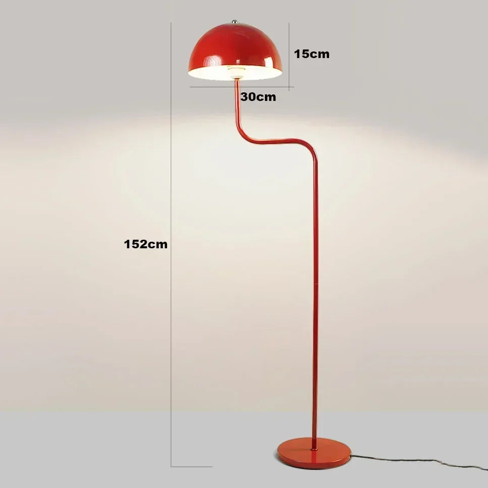 Switzerland Jade Green Mushroom Floor-standing Lamp Living Room Bedroom Sofa Creative Standing Lighting