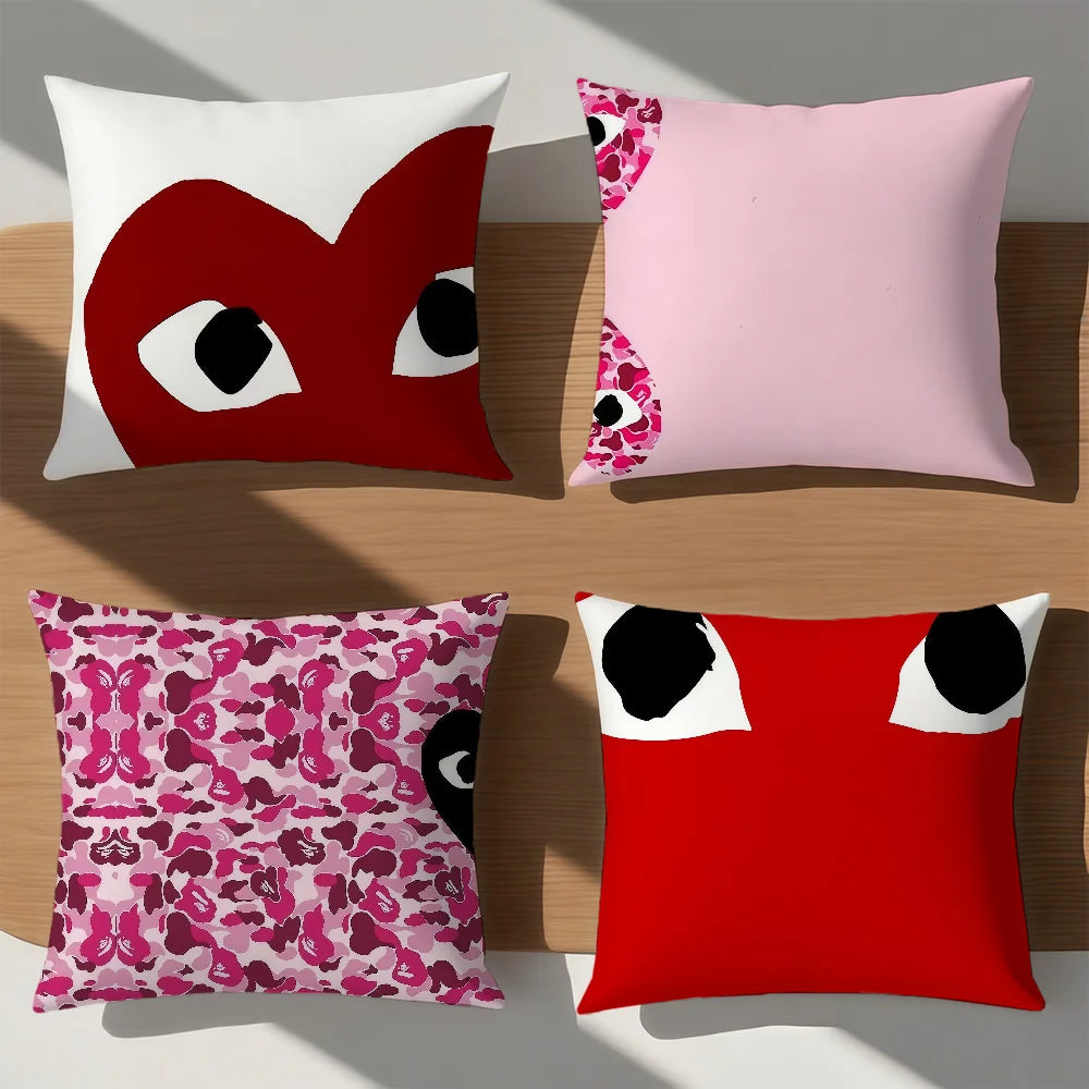cushion cover Fashionable C-comme Style Comfortable sofa A-Artist Bedroom Personalized D-des G-garcons Decoration