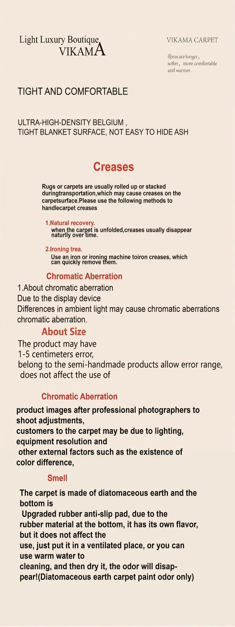 VIKAMA Healing Clouds Carpet