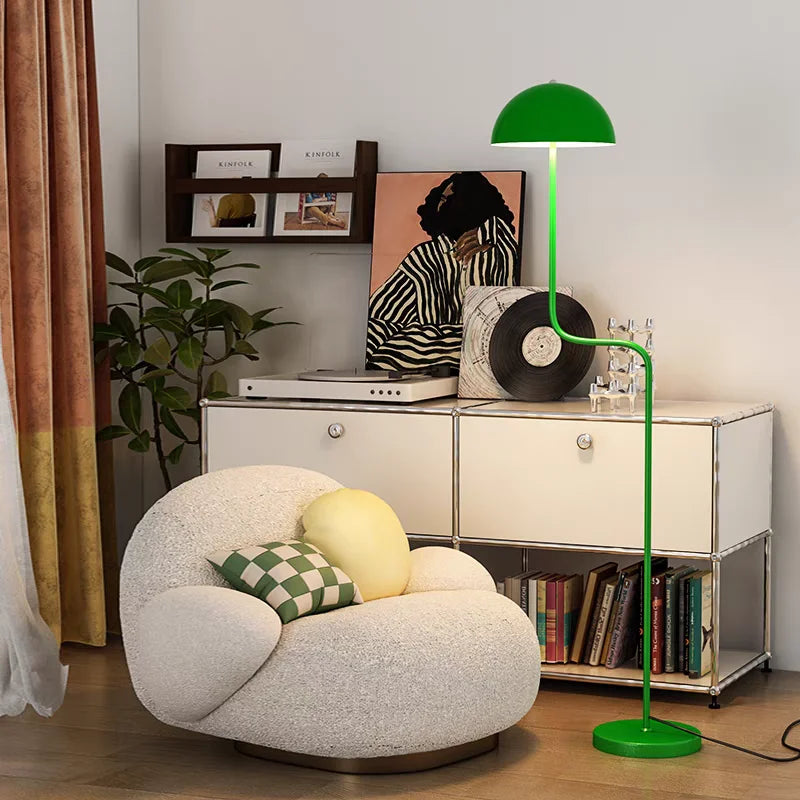 Switzerland Jade Green Mushroom Floor-standing Lamp Living Room Bedroom Sofa Creative Standing Lighting