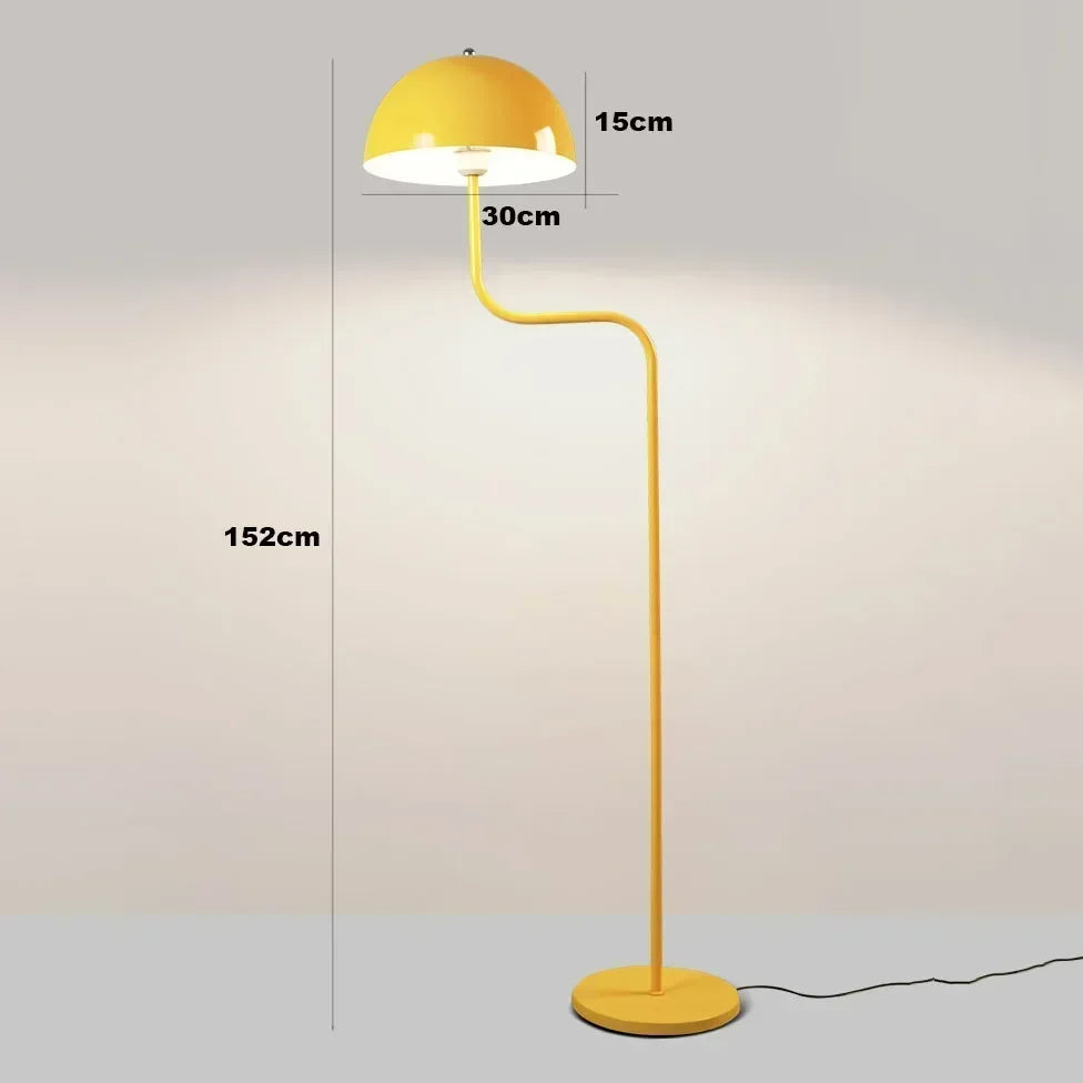 Switzerland Jade Green Mushroom Floor-standing Lamp Living Room Bedroom Sofa Creative Standing Lighting