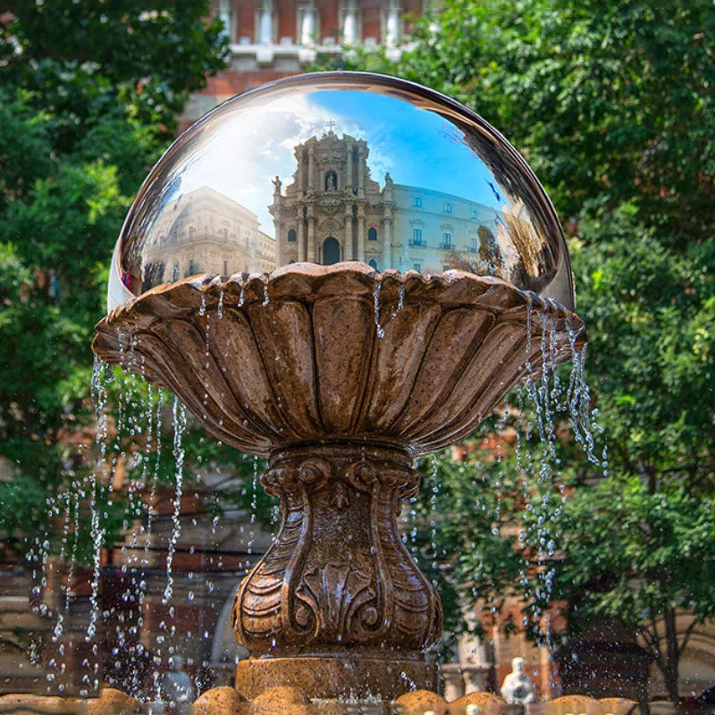 Stainless Steel Hollow Hemispherical Polished Mirror Ball