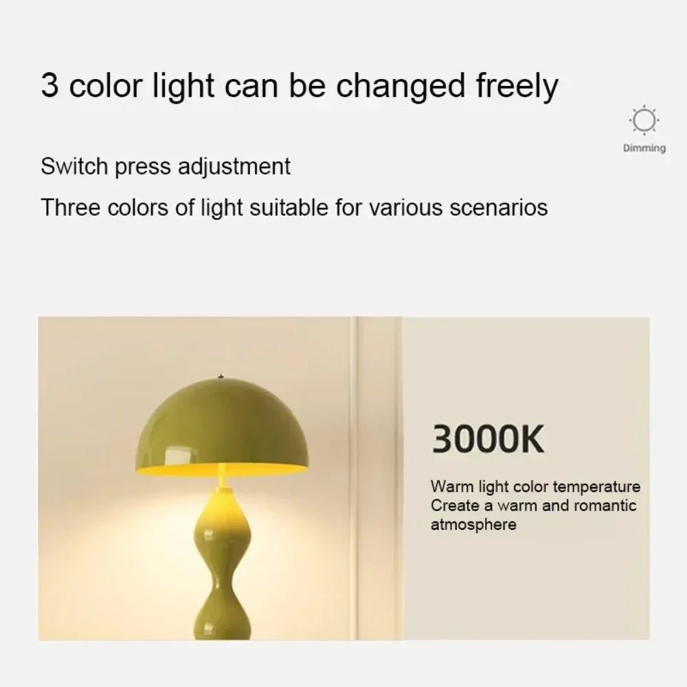 Creative Mushroom Lamp Stand For A Clean Visual Experience