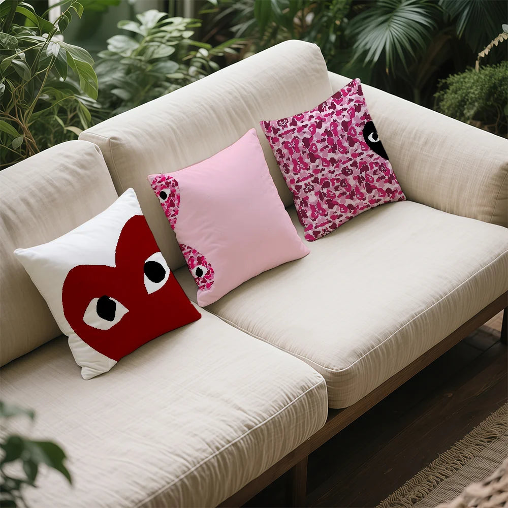 cushion cover Fashionable C-comme Style Comfortable sofa A-Artist Bedroom Personalized D-des G-garcons Decoration