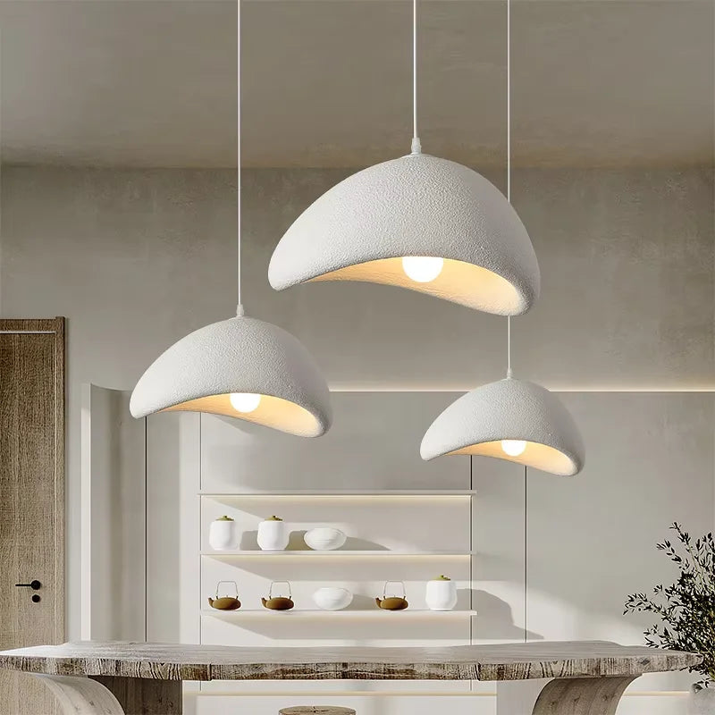 Modern LED Ceiling Chandelier Lights for Living Room Bedroom Dining Room Pendant Lights Nordic Wabi Sabi Home Decor Hanging Lamp