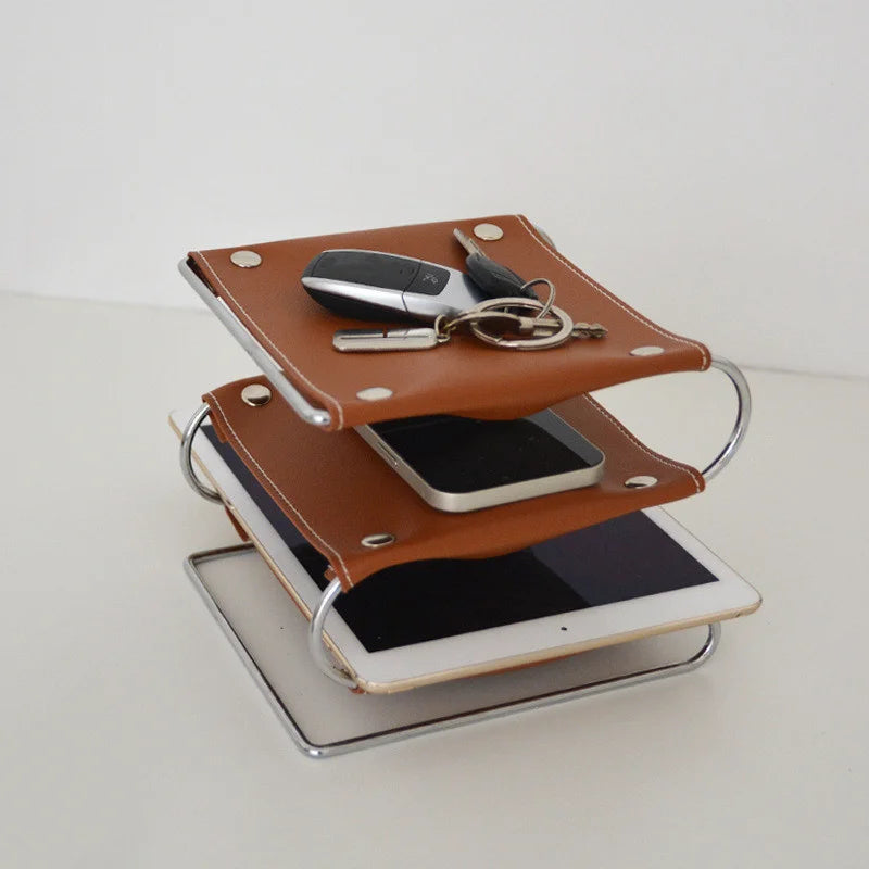 Multifunctional Leather Tray