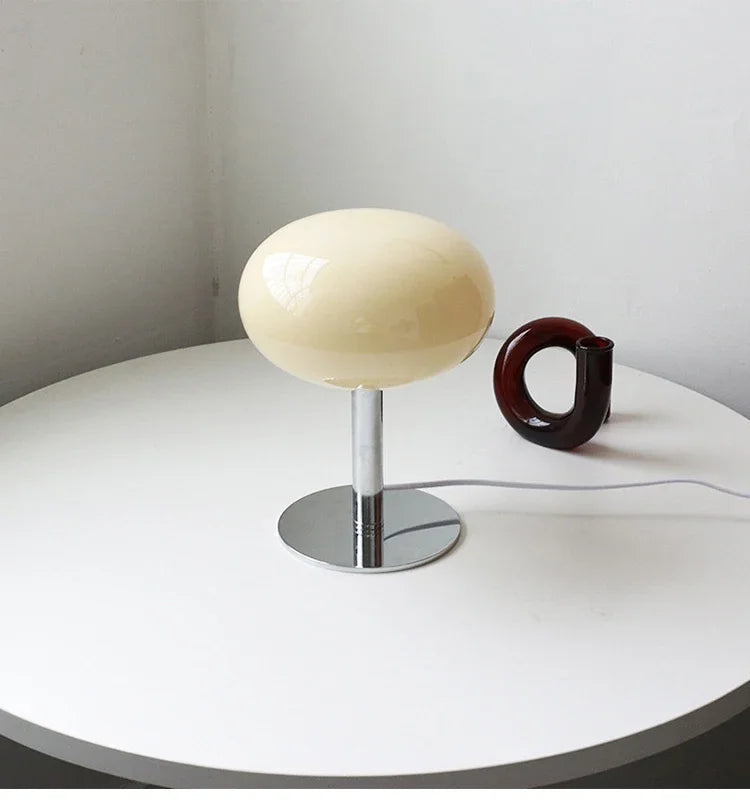 Macaron Glass Table Lamp Trichromatic Dimming