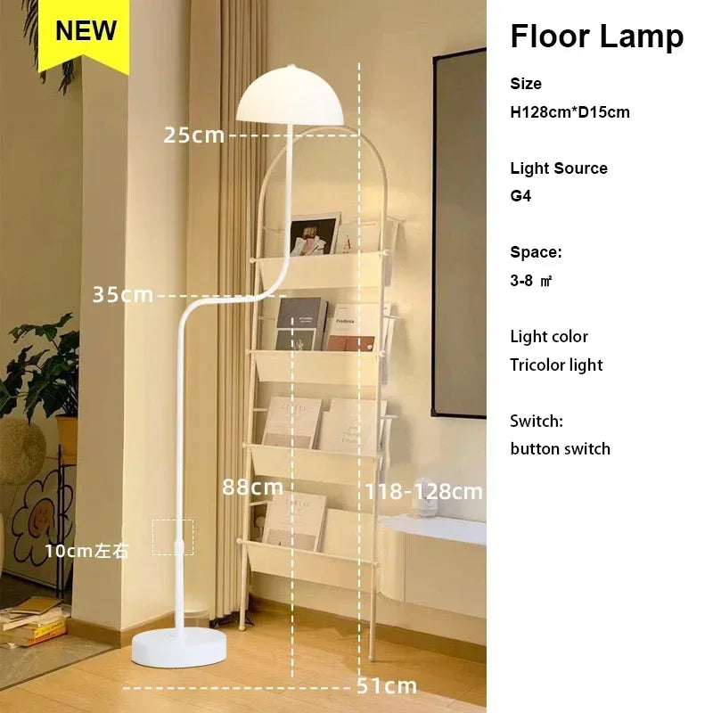 Switzerland Jade Green Mushroom Floor-standing Lamp Living Room Bedroom Sofa Creative Standing Lighting