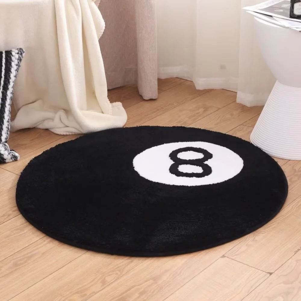 Billiards Black Eight Carpet