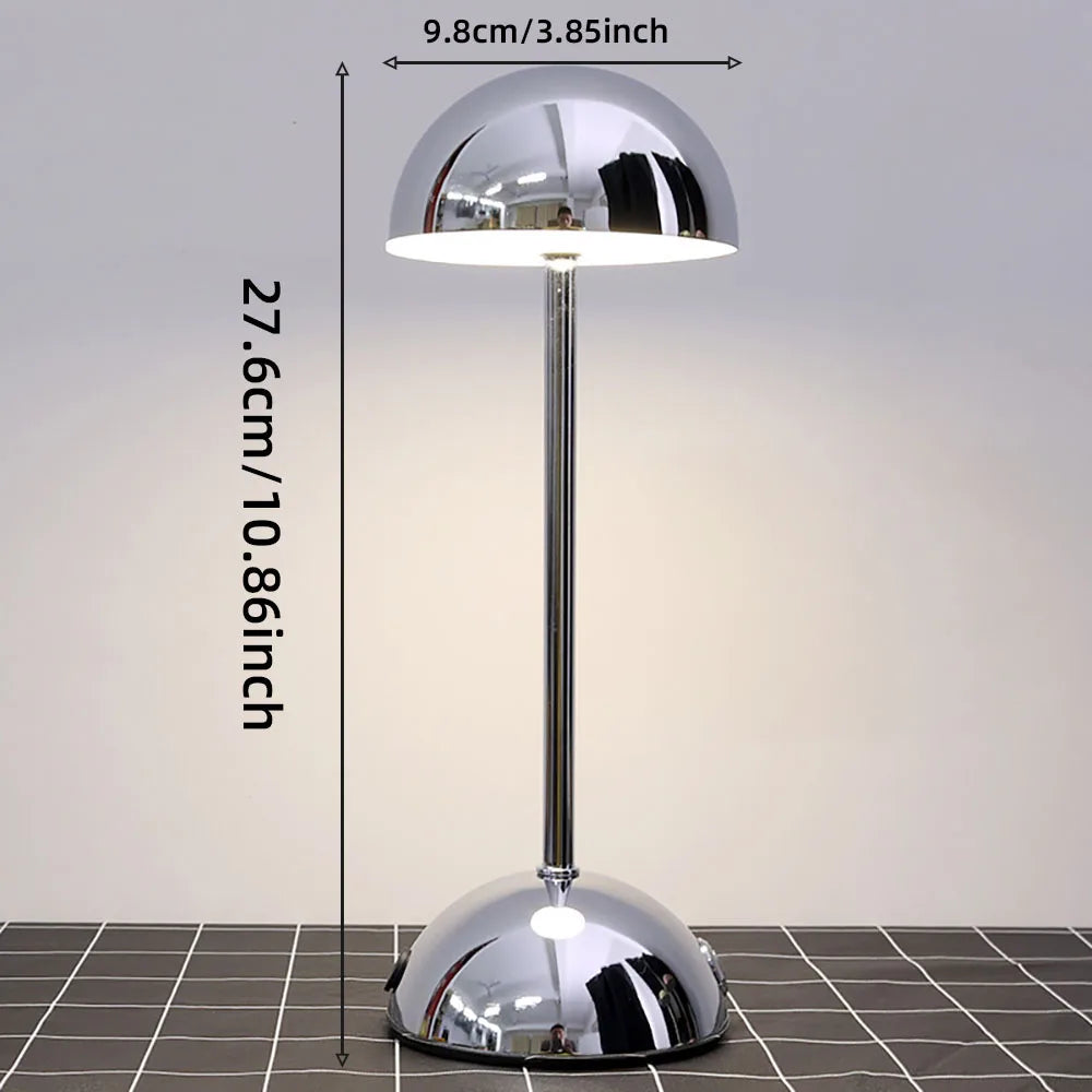 LED Charging Table Lamp Touch 3 Color Lighting Atmosphere Lamp USB Night Light Desk lamp for ReStaurant Bar Room Decoration