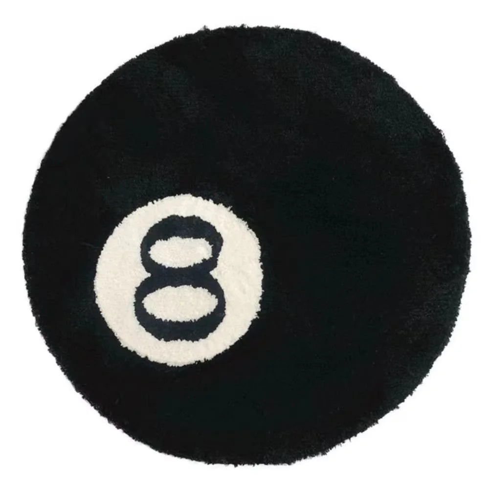 Billiards Black Eight Carpet